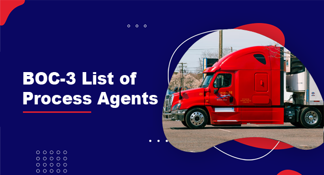boc-3 list of process agents